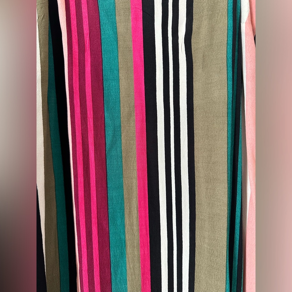 Express - Striped Spaghetti Strap Midi Dress - Size Small - Picture 5 of 7